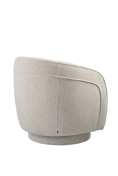 Orla Swivel Chair - Travertine - thumbnail 5