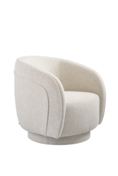 Orla Swivel Chair - Travertine - thumbnail 4
