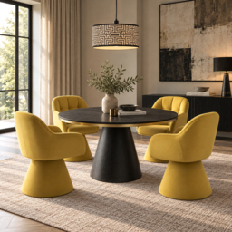 Orbit Dining Chair – English Mustard - thumbnail 3