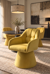 Orbit Dining Chair – English Mustard - thumbnail 2