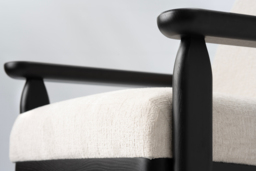 Waldo Armchair – Light Taupe Chenille - thumbnail 6