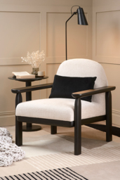 Waldo Armchair – Light Taupe Chenille - thumbnail 2