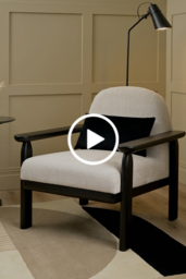 Waldo Armchair – Light Taupe Chenille - thumbnail 3