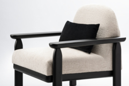 Waldo Armchair – Light Taupe Chenille - thumbnail 4