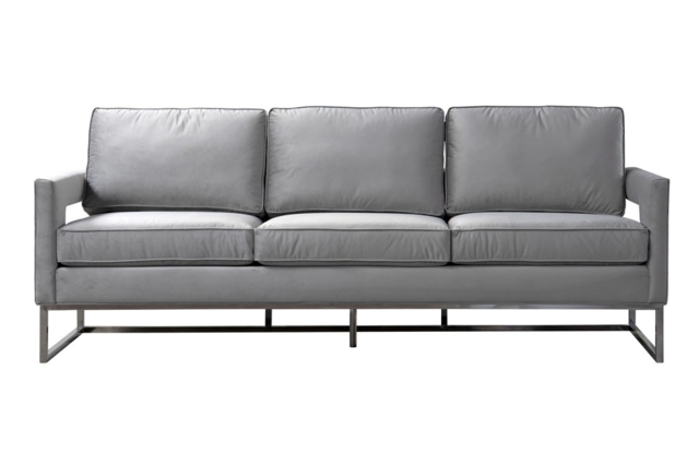 Kenza Three Seat Sofa  – Dove Grey - image 1