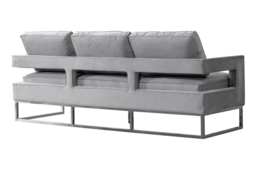 Kenza Three Seat Sofa  – Dove Grey - thumbnail 2