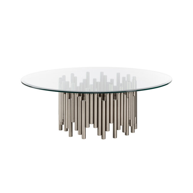Rubell Silver Coffee Table - image 1
