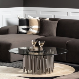 Rubell Silver Coffee Table - thumbnail 2