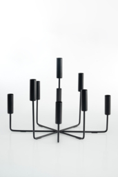 "Fiori Candelabra Black "
