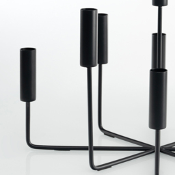 "Fiori Candelabra Black " - thumbnail 3