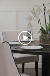 Sia 6-8 Seat Black Dining Table - thumbnail 4