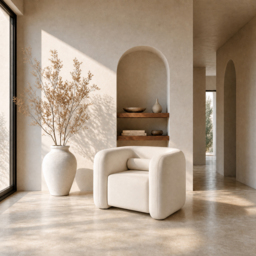 Munich Armchair – Chalk - thumbnail 2
