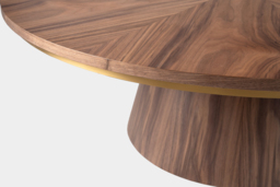 Brewster Walnut Coffee Table - thumbnail 3