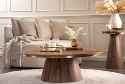 Brewster Walnut Coffee Table - thumbnail 2