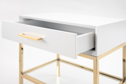 Duo White Bedside Table - thumbnail 4