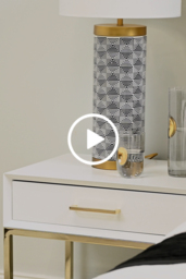Duo White Bedside Table - thumbnail 3
