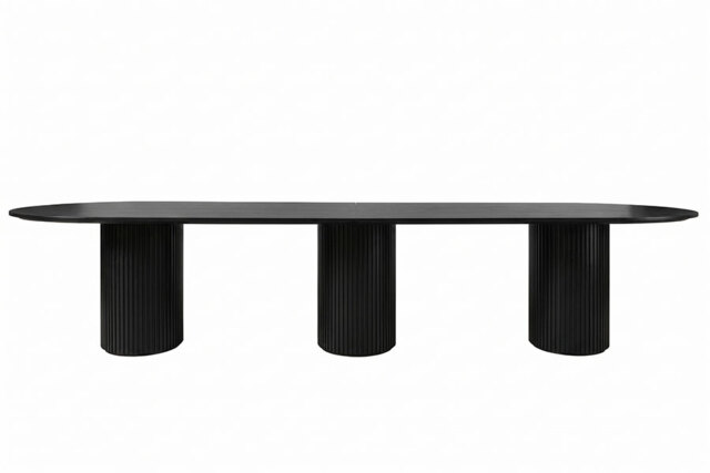 Ophelia Black XL Dining Table - image 1