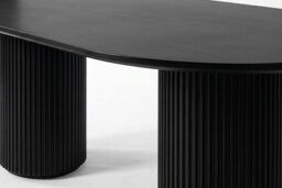 Ophelia Black XL Dining Table - thumbnail 4