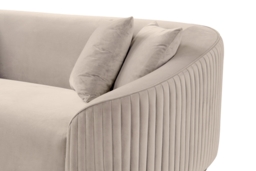 Ella Three Seat Sofa - Chalk - Brass Base - thumbnail 6