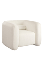 Munich Armchair – Ivory Chenille - thumbnail 1