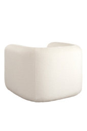 Munich Armchair – Ivory Chenille - thumbnail 3