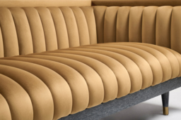 Metz Two Seat Sofa - Camel - thumbnail 6