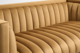 Metz Two Seat Sofa - Camel - thumbnail 5