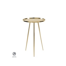 Panatella Brass Side Table - thumbnail 5