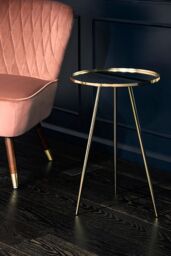 Panatella Brass Side Table - thumbnail 7
