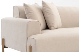 Duke Three Seat Sofa – Limestone - thumbnail 5