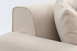 Duke Three Seat Sofa – Limestone - thumbnail 9