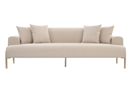 Duke Three Seat Sofa – Limestone - thumbnail 3