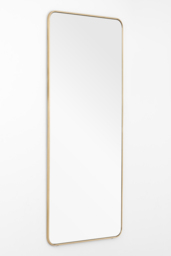 Alana Extra Large Leaning Mirror – Brass - thumbnail 1