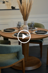 Sia 4-6 Seat Dining Table - Chestnut - thumbnail 4