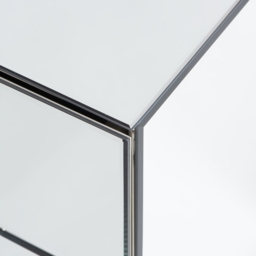 Harper Mirrored Side Table – Champagne Gold Details - thumbnail 7