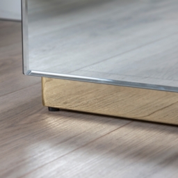 Harper Mirrored Side Table – Champagne Gold Details - thumbnail 8