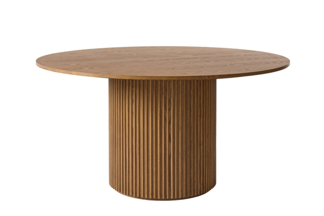 "Ophelia Chestnut Circular Dining Table " - image 1