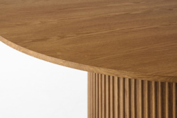 "Ophelia Chestnut Circular Dining Table " - thumbnail 3
