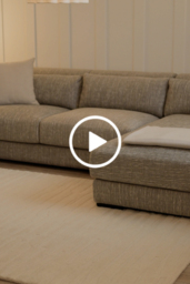 "Dolce Corner Sofa Right Hand Dark Taupe Linen " - thumbnail 7