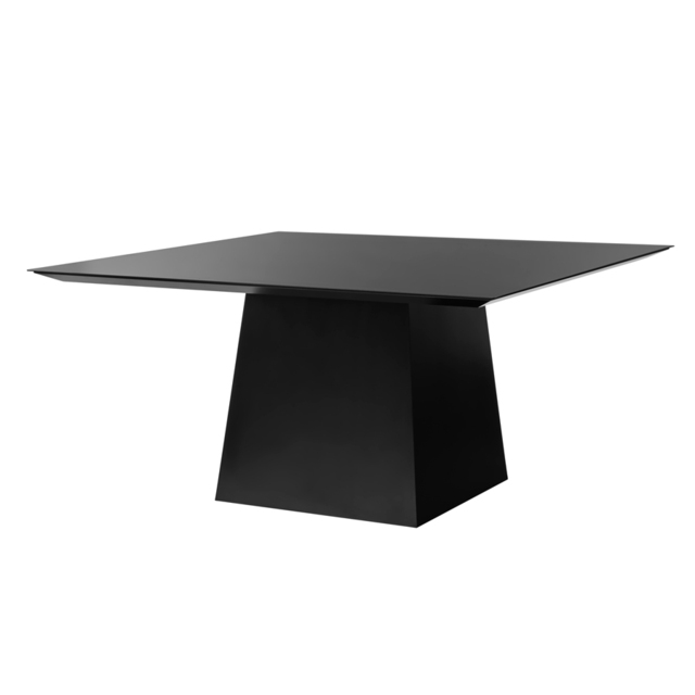 "Loretta Square Black Dining Table " - image 1