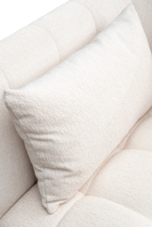 Essen 2 x Curved Corner Sofa Ivory Chenille - thumbnail 4
