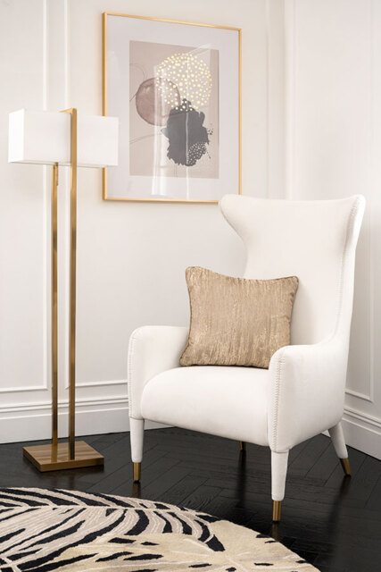 Ellington Brass Floor Light - image 1