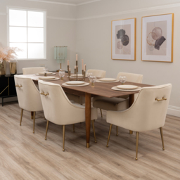 Como Walnut Extending Dining Table - thumbnail 3