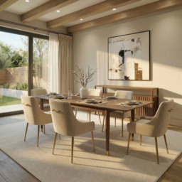 Como Walnut Extending Dining Table - thumbnail 2