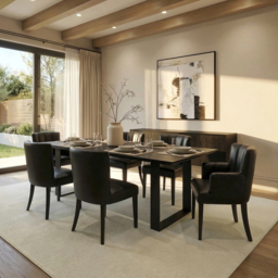 Rocco Black Dining Table - thumbnail 2