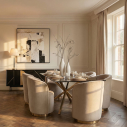 Aster Brass Dining Table - thumbnail 2
