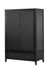 "Heidi Black Wardrobe Brass/Silver " - thumbnail 3