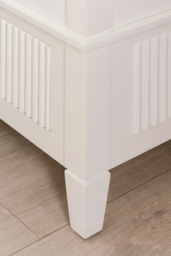 "Heidi White Wardrobe Brass/Silver " - thumbnail 4