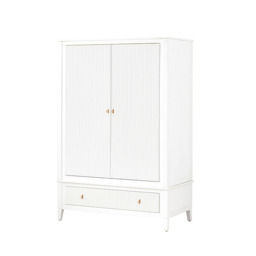 "Heidi White Wardrobe Brass/Silver " - thumbnail 9