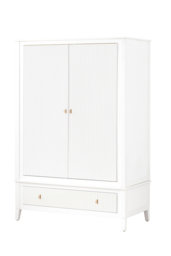 "Heidi White Wardrobe Brass/Silver " - thumbnail 1